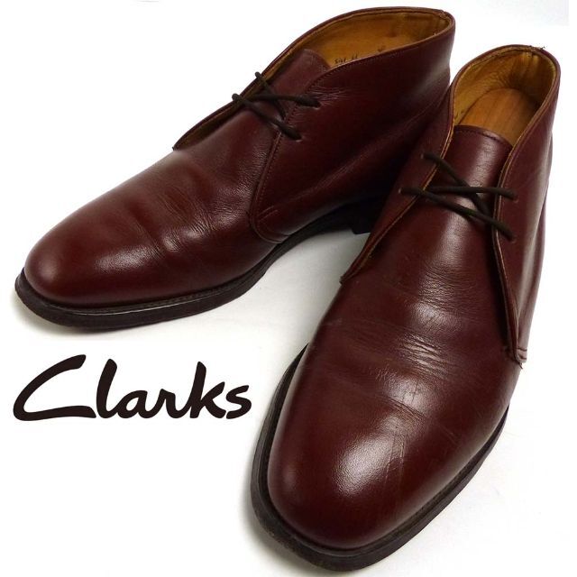 クラークス チャッカーブーツ メンズ 24.5 UK6 1 2 clarks - ブーツ