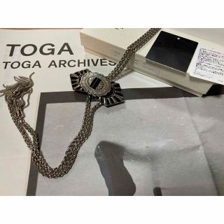 TOGA PULLA METAL CHAIN LOOP TIE 20AW