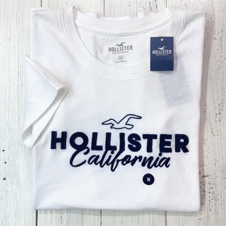 ホリスター(Hollister)のソフト♡人気のカモメ&ロゴ刺繍/半袖Tシャツ【M】ホリスター(Tシャツ(半袖/袖なし))