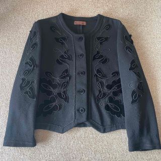 Yves Saint Laurent Paisley Wool Cardigan