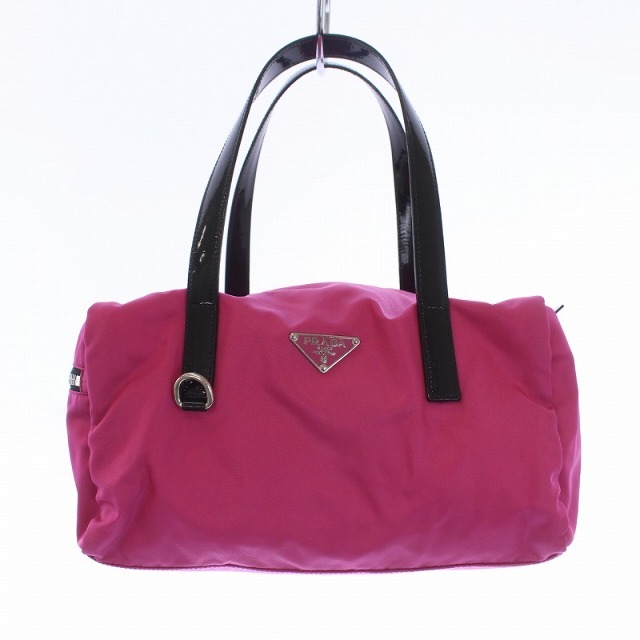 大人気得価 プラダ ミニボストンバッグ ハンドバッグ ピンク PRADA