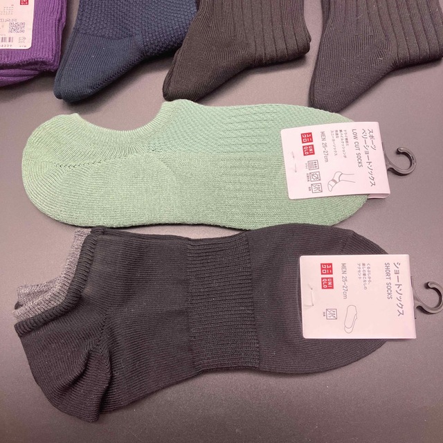 UNIQLO(ユニクロ)の即決 新品 未使用 UNIQLO ユニクロ ソックス 靴下 6足 メンズのレッグウェア(ソックス)の商品写真