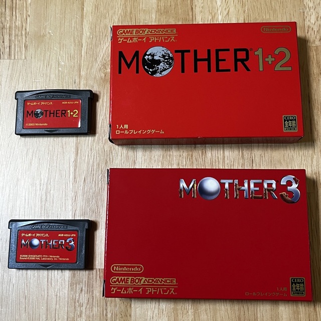 Mother1+2 Mother3 ゲームボーイアドバンス-