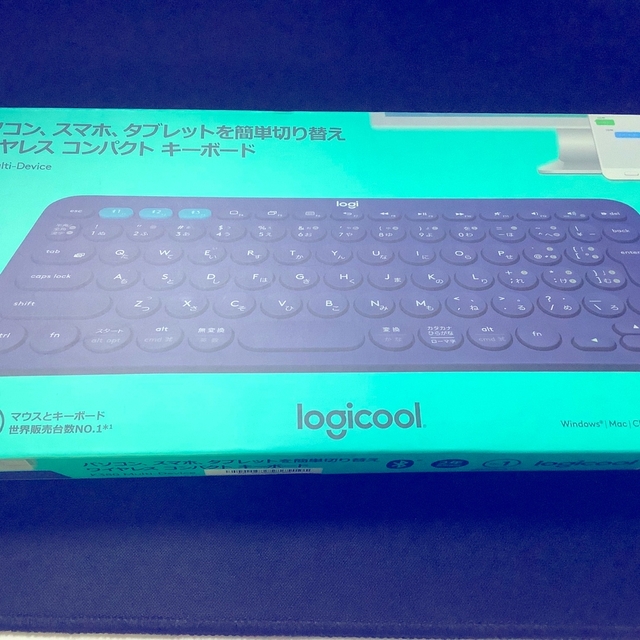 Logicool(ロジクール)のLogicool キーボード K380BL スマホ/家電/カメラのPC/タブレット(PC周辺機器)の商品写真