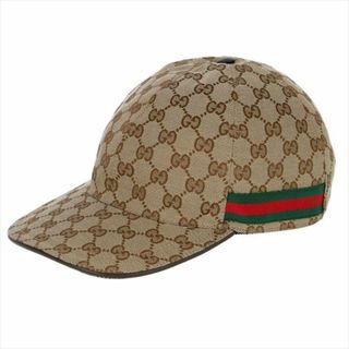 グッチ(Gucci)のグッチ GUCCI キャップ 200035-KQWBG BEIGE/EBONY+CACAO-VRV 9791 L(キャップ)