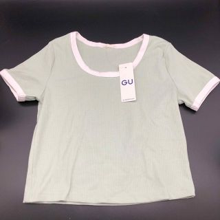 ジーユー(GU)の即決 新品 タグ付き GU バイカラーミニT(Tシャツ(半袖/袖なし))