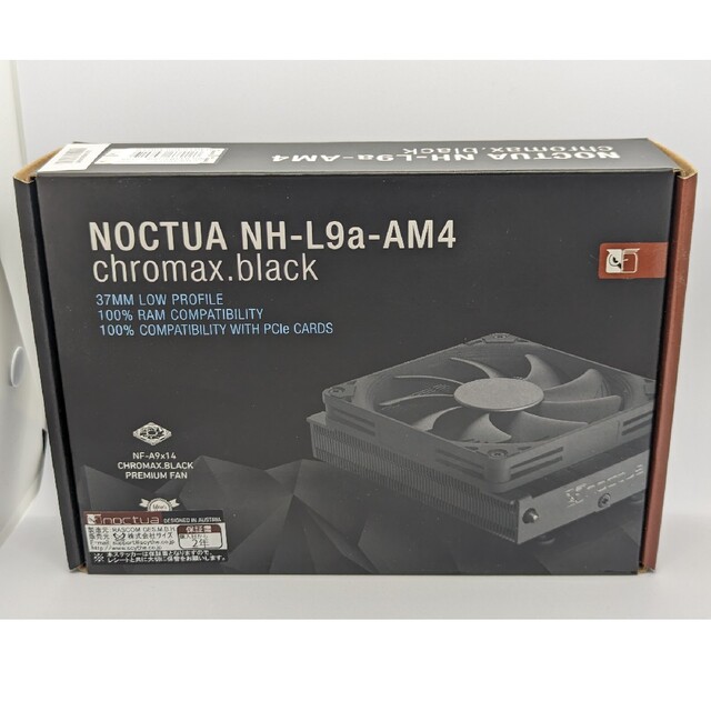 NOCTUA NH-L9a-AM4 chromax 新品 スマホ/家電/カメラのPC/タブレット(PCパーツ)の商品写真