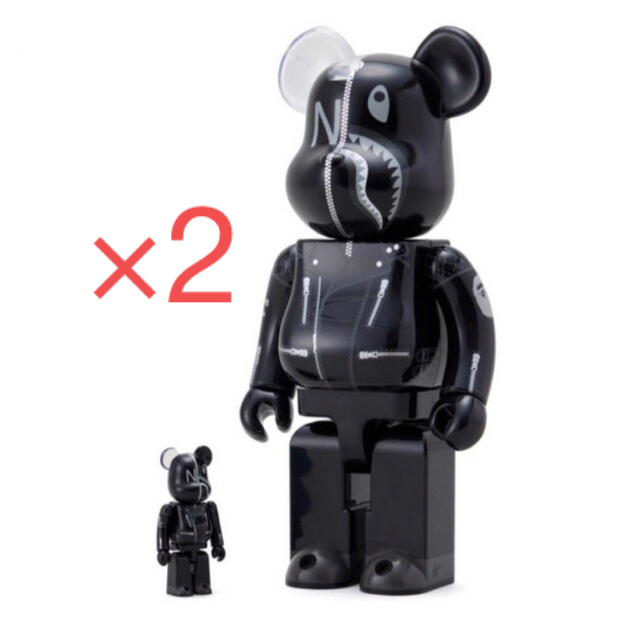 BE@RBRICK BAPE × NEIGHBORHOOD 100% 400%