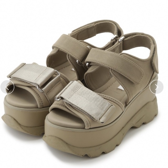 SNIDEL(スナイデル)の新品未使用　スニーカーソールサンダル レディースの靴/シューズ(サンダル)の商品写真