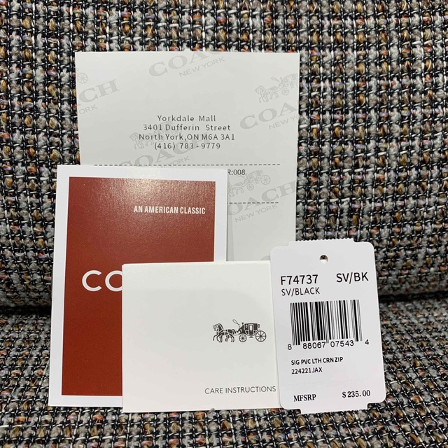 COACH(コーチ)の74737 コーチ　長財布　ブラックシグネチャー メンズのファッション小物(長財布)の商品写真