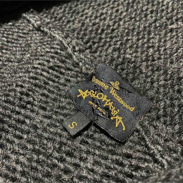 VIVIENNE WESTWOOD 厚手 ケーブル編み 変形 カーディガン