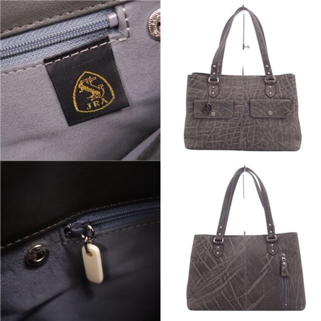 美品 エレファントレザー 象革 バッグ JRA ハンドバッグ 本革 美品 エレファントレザー 象革 バッグ JRA ハンドバッグ 本革