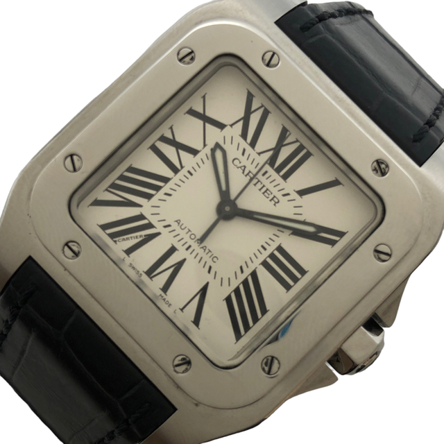 Cartier - カルティエ Cartier サントス100　LM 腕時計 レディース【中古】