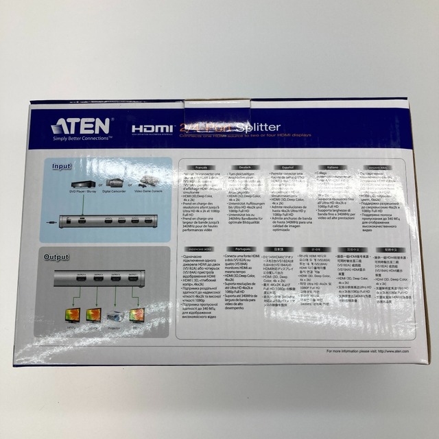 あすつく対応 「直送」 ＡＴＥＮ VS184A ビデオ分配器 ＨＤＭＩ ／ １入力 ／ ４出力 ／ ４Ｋ対応 - 5