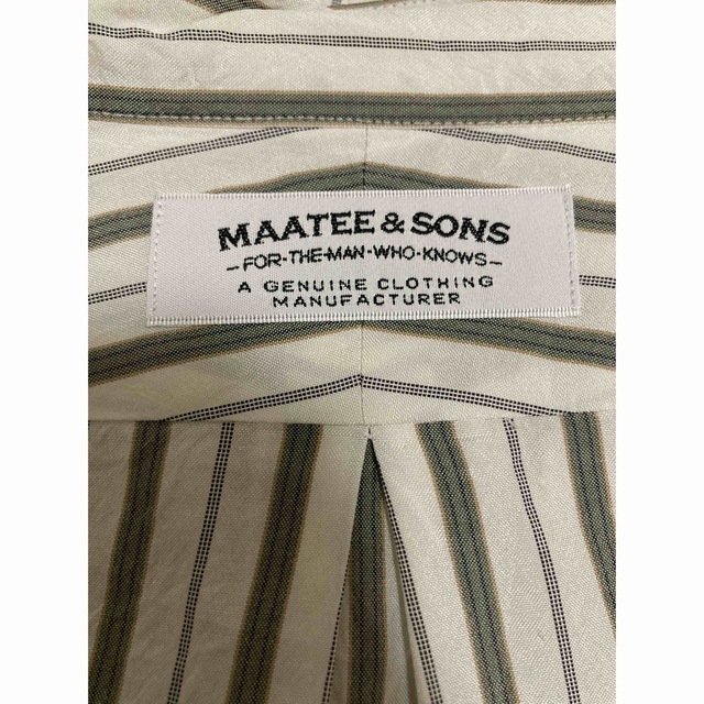 MAATEE&SONS SILK PULLOVER SHIRTS シルク シャツ メンズのトップス(シャツ)の商品写真