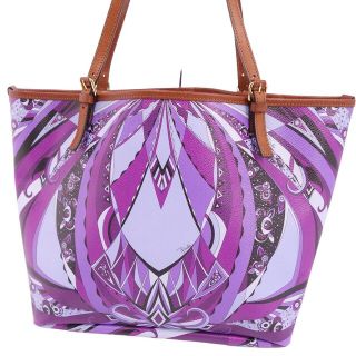 美品 エミリオプッチ EMILIO PUCCI バッグ ハンドバッグ トート