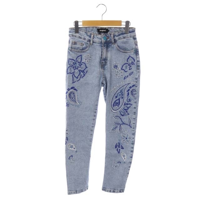 DESIGUAL(デシグアル)のデシグアル 21SS DENIM ANKLE PANT デニムパンツ 24 レディースのパンツ(デニム/ジーンズ)の商品写真