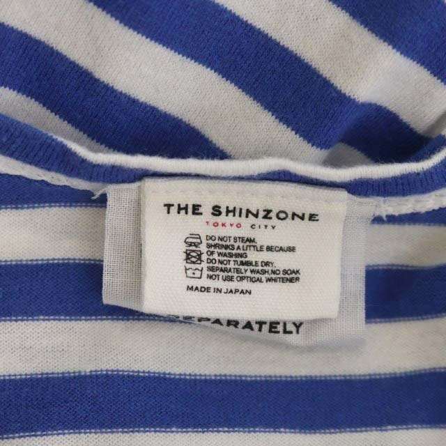 Shinzone(シンゾーン)のシンゾーン マリンボーダーTEE Tシャツ ロンT カットソー クルーネック レディースのトップス(Tシャツ(長袖/七分))の商品写真