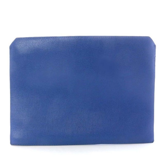 フルラ FURLA クラッチバッグ ハンドバッグ レザー 青