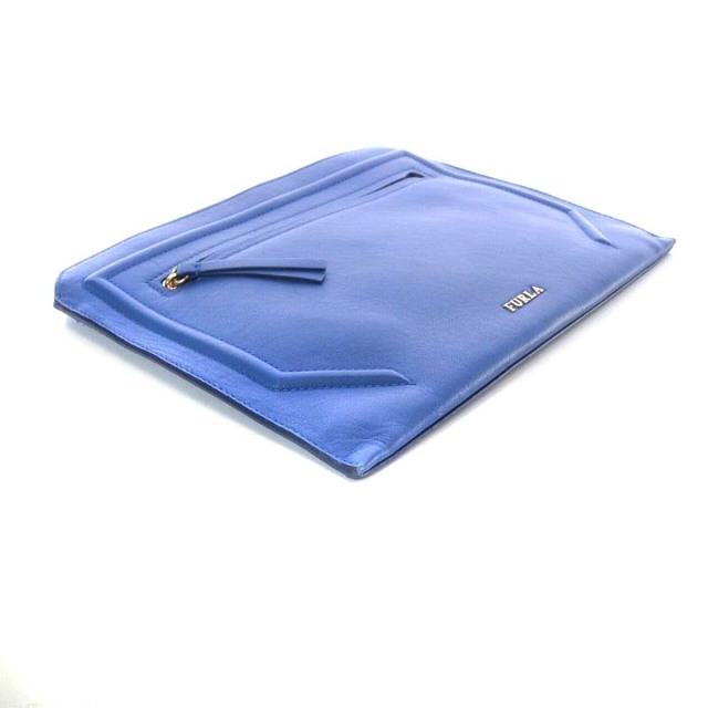 Furla(フルラ)のフルラ FURLA クラッチバッグ ハンドバッグ レザー 青 レディースのバッグ(クラッチバッグ)の商品写真