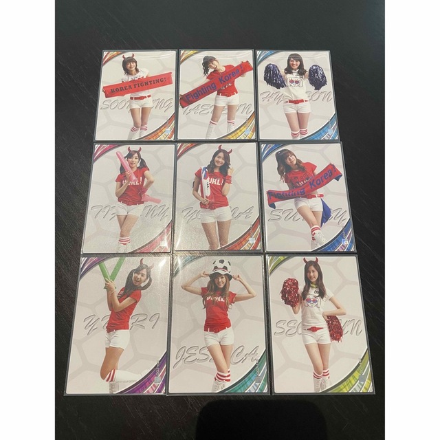 少女時代(ショウジョジダイ)の少女時代 公式グッズ スターコレクションカード  9枚セット 袋付き エンタメ/ホビーのタレントグッズ(アイドルグッズ)の商品写真