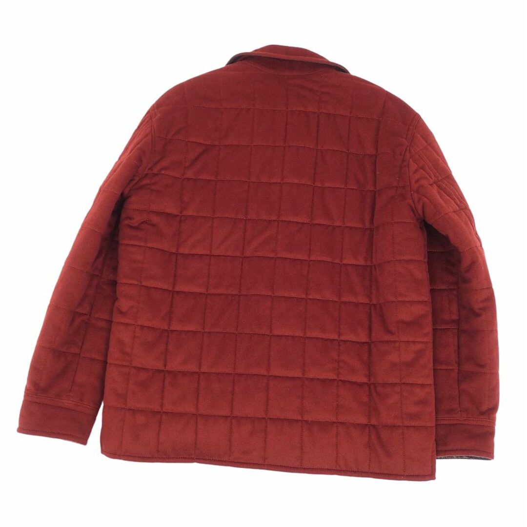 極美品 エルメス HERMES ジャケット キルティング カシミヤ100% 裏地ヌートリア 中綿入り アウター メンズ 48(M相当) ボルドー 極美品 エルメス HERMES ジャケット キルティング カシミヤ100% 裏地ヌートリア 中綿入り アウター メンズ 48(M相当) ボルドー