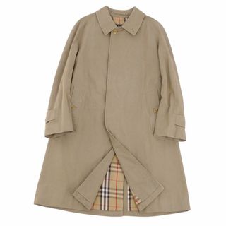 バーバリー(BURBERRY)のVintage バーバリー Burberrys コート 英国製 ステンカラーコート バルマカーンコート コットン100％ アウター メンズ S カーキ(ステンカラーコート)