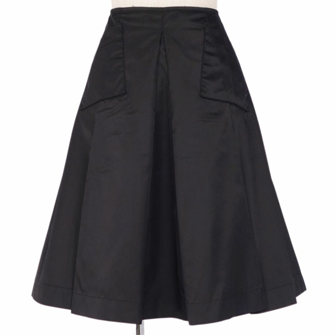 値下　正規品　美品　PRADA プラダ　フレア　スカート　Mサイズ　黒　ブラック