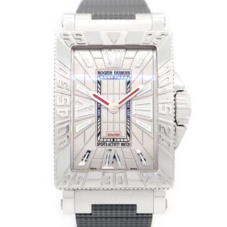 ロジェデュブイ(ROGER DUBUIS)のROGER DUBUIS ロジェデュブイ シーモア MS34 世界限定888本 シルバー SS ステンレス 純正ベルト 純正尾錠 メンズ 自動巻き【6ヶ月保証】【腕時計】【中古】(腕時計(アナログ))