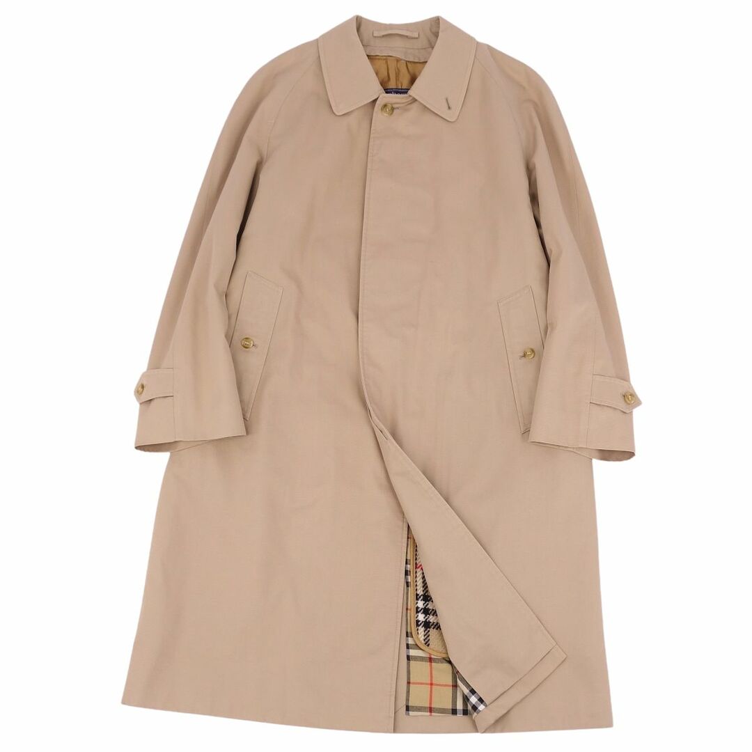 BURBERRY(バーバリー)の美品 Vintage バーバリー Burberrys コート ステンカラーコート バルマカーンコート 英国製 メンズ アウター古着 48(M相当) ベージュ メンズのジャケット/アウター(ステンカラーコート)の商品写真