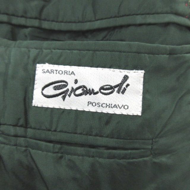 ハリスツイード ジャケット ヘリンボーン グリーン 230131E メンズのジャケット/アウター(テーラードジャケット)の商品写真