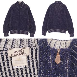 Hermes - 美品 エルメス HERMES ニット ドライバーズニット カシミヤ