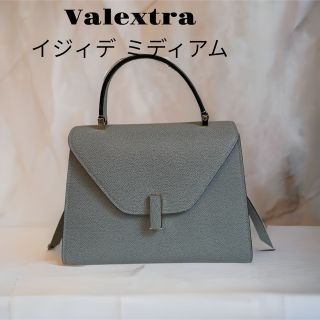 ヴァレクストラ(Valextra)の【専用です】   ヴァレクストラ イジィデ ミディアム パウダーブルー 極美品(ショルダーバッグ)