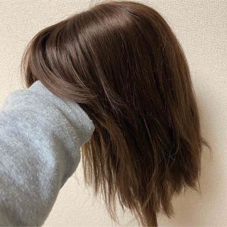高級レミー人毛100%✨【40cm】14*15ヘアピース ナチュラルブラック