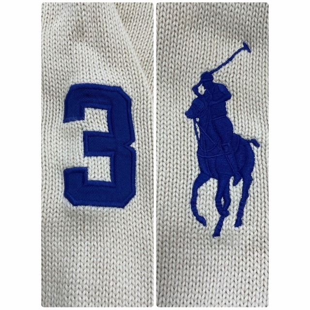 POLO RALPH LAUREN(ポロラルフローレン)のビッグポニー☆ポロ ラルフローレン ニットパーカー キッズ/ベビー/マタニティのキッズ服男の子用(90cm~)(Tシャツ/カットソー)の商品写真