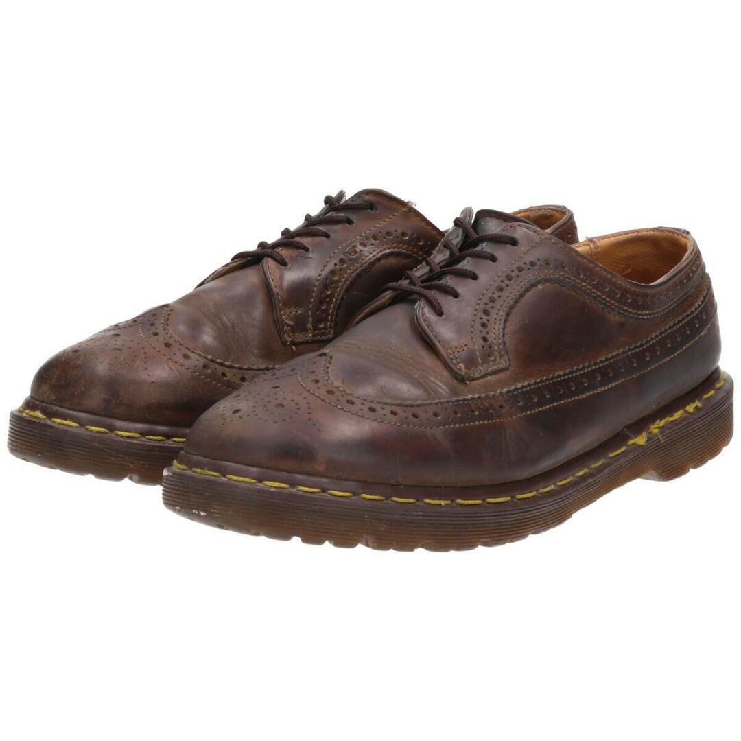 ドクターマーチン Dr.Martens ウイングチップ 5ホールシューズ 英国製 UK10 メンズ28.5cm /saa011090