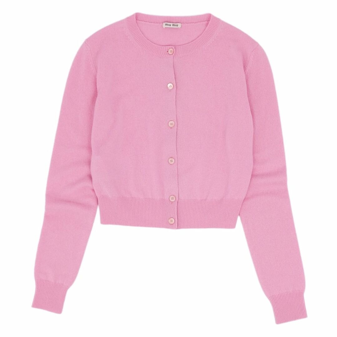ミュウミュウ miumiu ニット カーディガン ロングスリーブ 無地