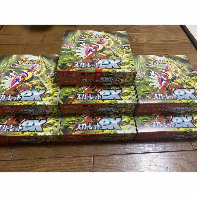 ポケモンカード スカーレットex 7box プロモ27P付き