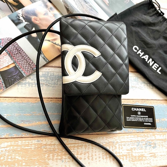 CHANEL - 超美品CHANEL★カンボンライン ショルダーバッグ★正規品 ギャランティー付き