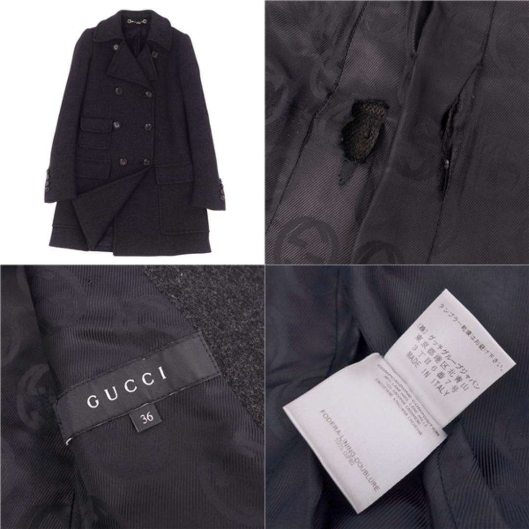 Gucci   グッチ GUCCI コート ウール カシミヤ ダブルブレスト