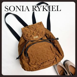 ソニアリキエル(SONIA RYKIEL)の【人気✨】SONIA RYKIEL ソニアリキエル　ブラウンカラー　リュック(リュック/バックパック)