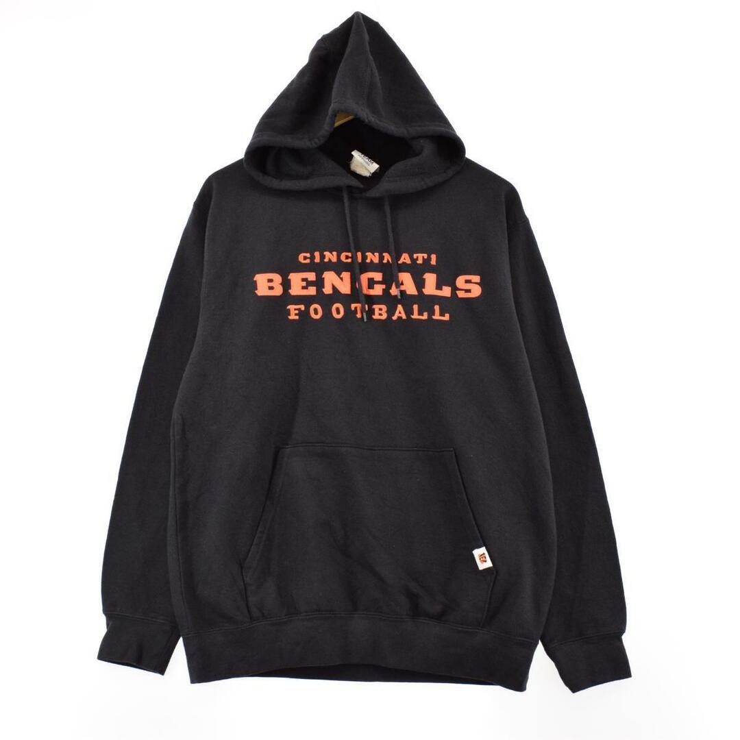 TEAM APPARREL NFL Cincinnati Bengals シンシナティ ベンガルズ スウェットプルオーバーパーカー メンズL /eaa305189