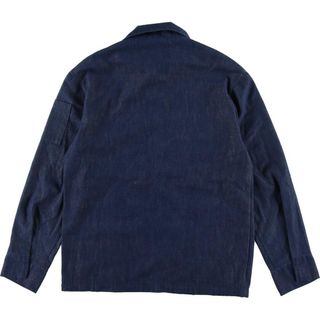 古着 60～70年代 FLIGHT APPAREL IND 濃紺 デニムカバーオール メンズM