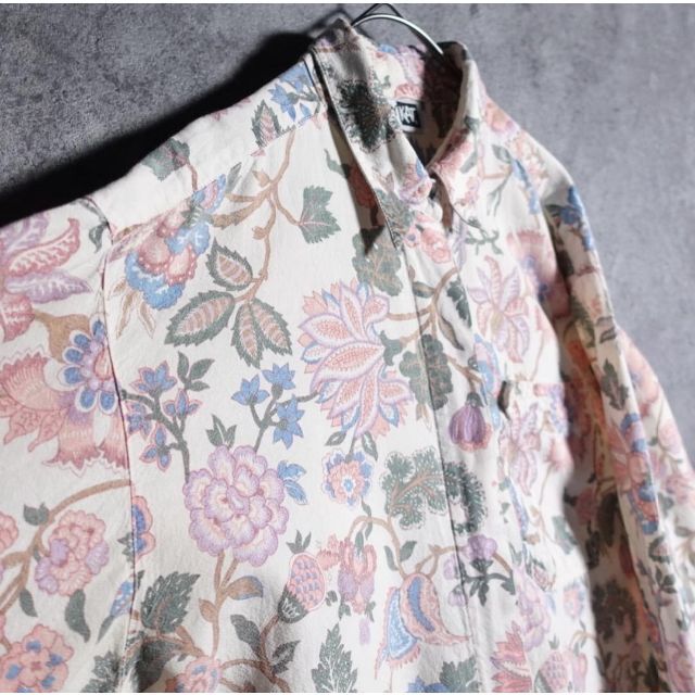vintage 花柄　フラワー　ボタニカル　デザインシャツ メンズのトップス(シャツ)の商品写真