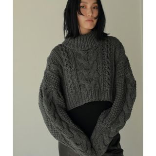 ETRE TOKYO - 新品未使用 etretokyo♡ケーブルハンドニットプル ...