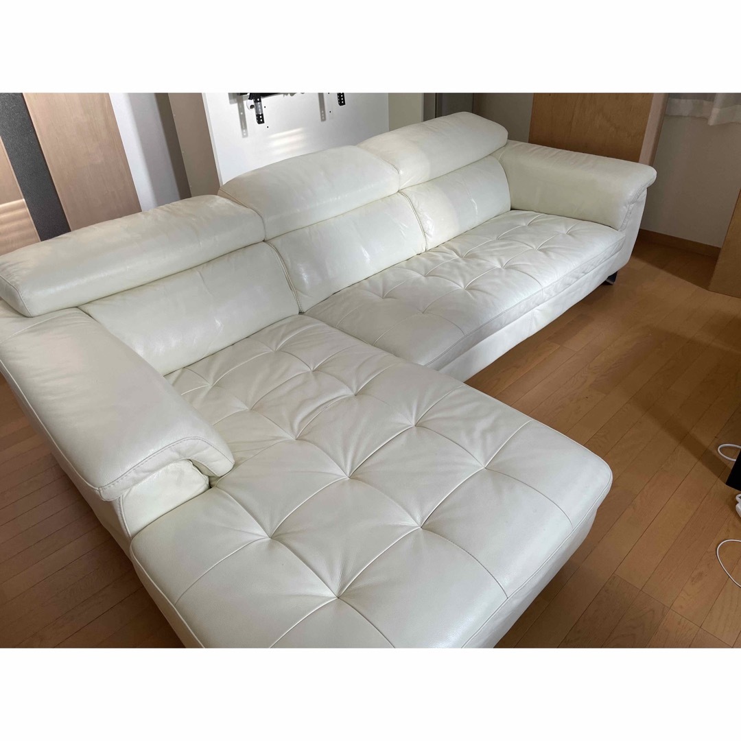 高級家具 Leatherworld レザーワールド/大塚家具 ソファ2点 - 三人