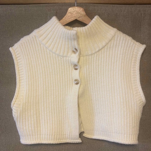 Kastane(カスタネ)の【Alumu.】 2way knit turtle vest レディースのトップス(ベスト/ジレ)の商品写真