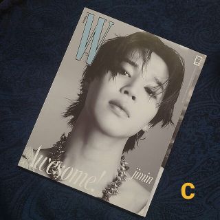 ボウダンショウネンダン(防弾少年団(BTS))のW KOREA 2023.2月号 表紙 BTS Jimin 和訳付き【C】(アート/エンタメ/ホビー)