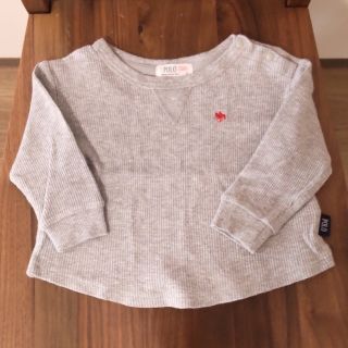 ポロラルフローレン(POLO RALPH LAUREN)のPOLObaby ワッフルT 80 グレー(Ｔシャツ)