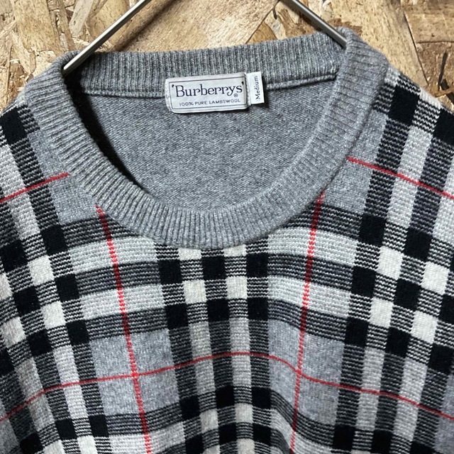 Burberry ノバチェック　ニット　セーター